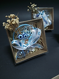 20  Adet Kraft Kutulu Emzikli dreamcather Anahtarlık Babyshower Bebek mevlüdi Bebek Şekeri Doğumgünü