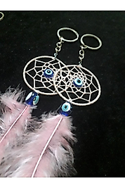 50 Adet Pembe Renkli Dreamcather Düğün Nişan Nikah Babyshower Yenidoğan Bebek Mevlüd-i Dogumgünü Anahtarlik