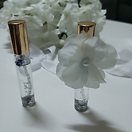 Gümüş Simli İncili Cep Kolonya Hediyelik