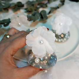 Çam top Şişe Simli İncili Kolonya Düğün -Nikah-Nişan -Kına-Sünnet -Bride to be Hediyelik