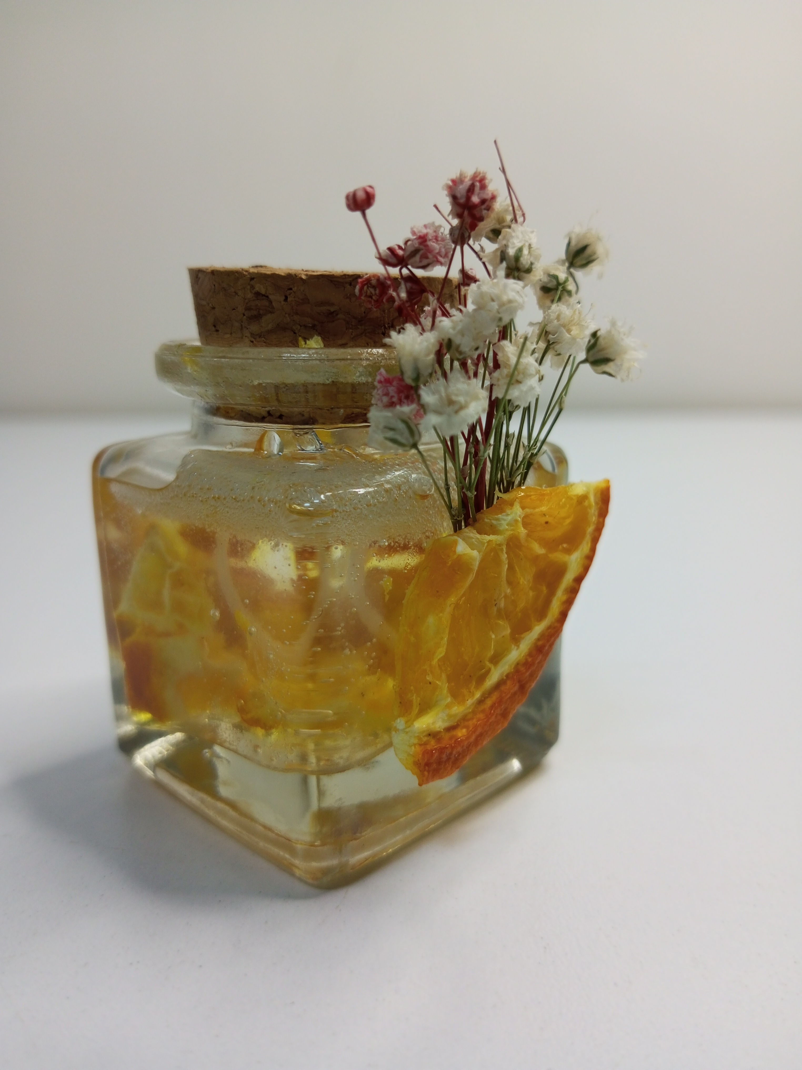 Cam Kavanozlu Portakal Kabuklu Jel  Mum Düğün Nikah Nişan Kına Sünnet Bride to be Hediyelik