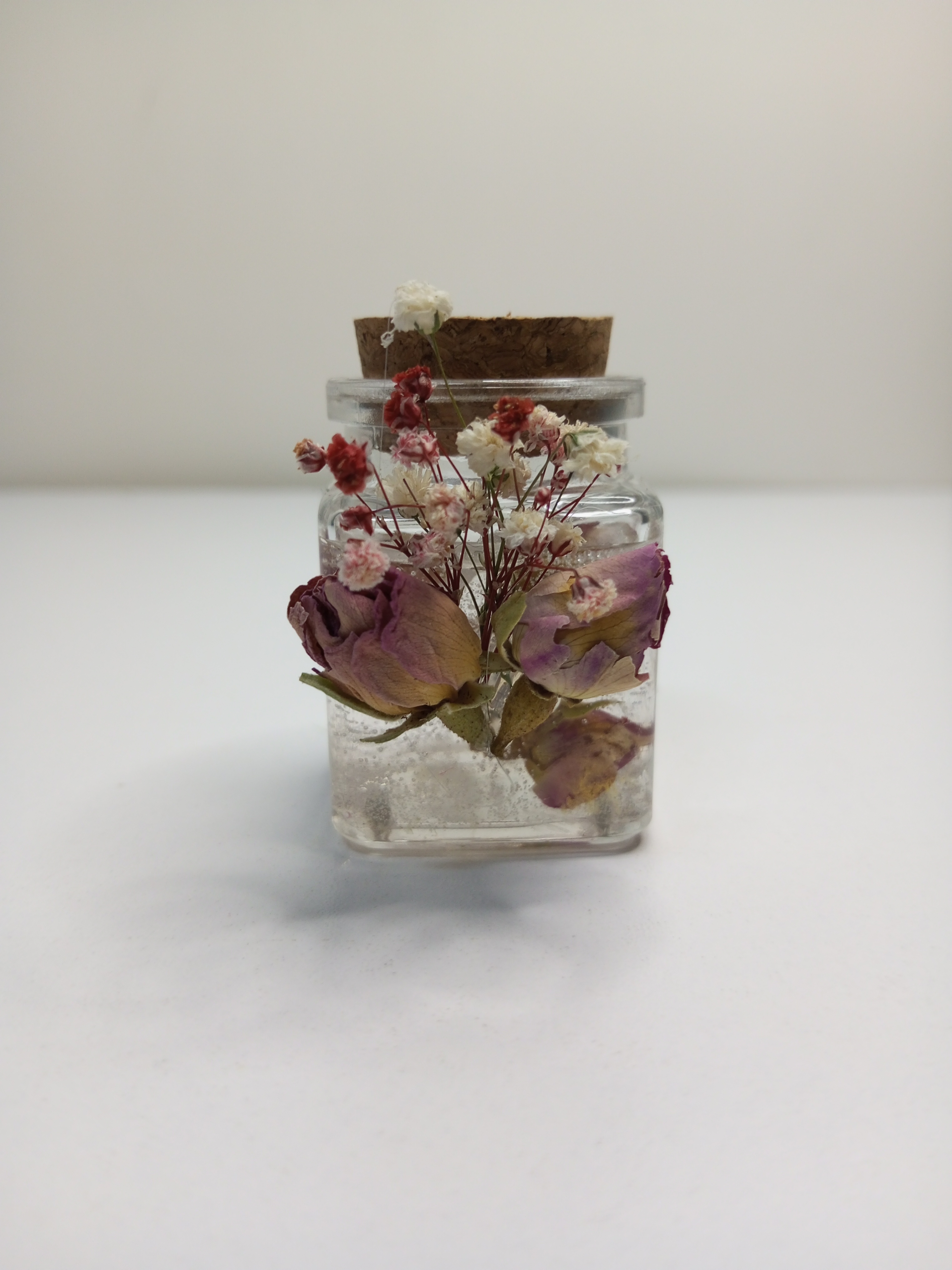 Cam Kavanozlu Kuru Güllu Jel  Mum Düğün Nişan Nikah Kına Sünnet Bride to be Hediyelik