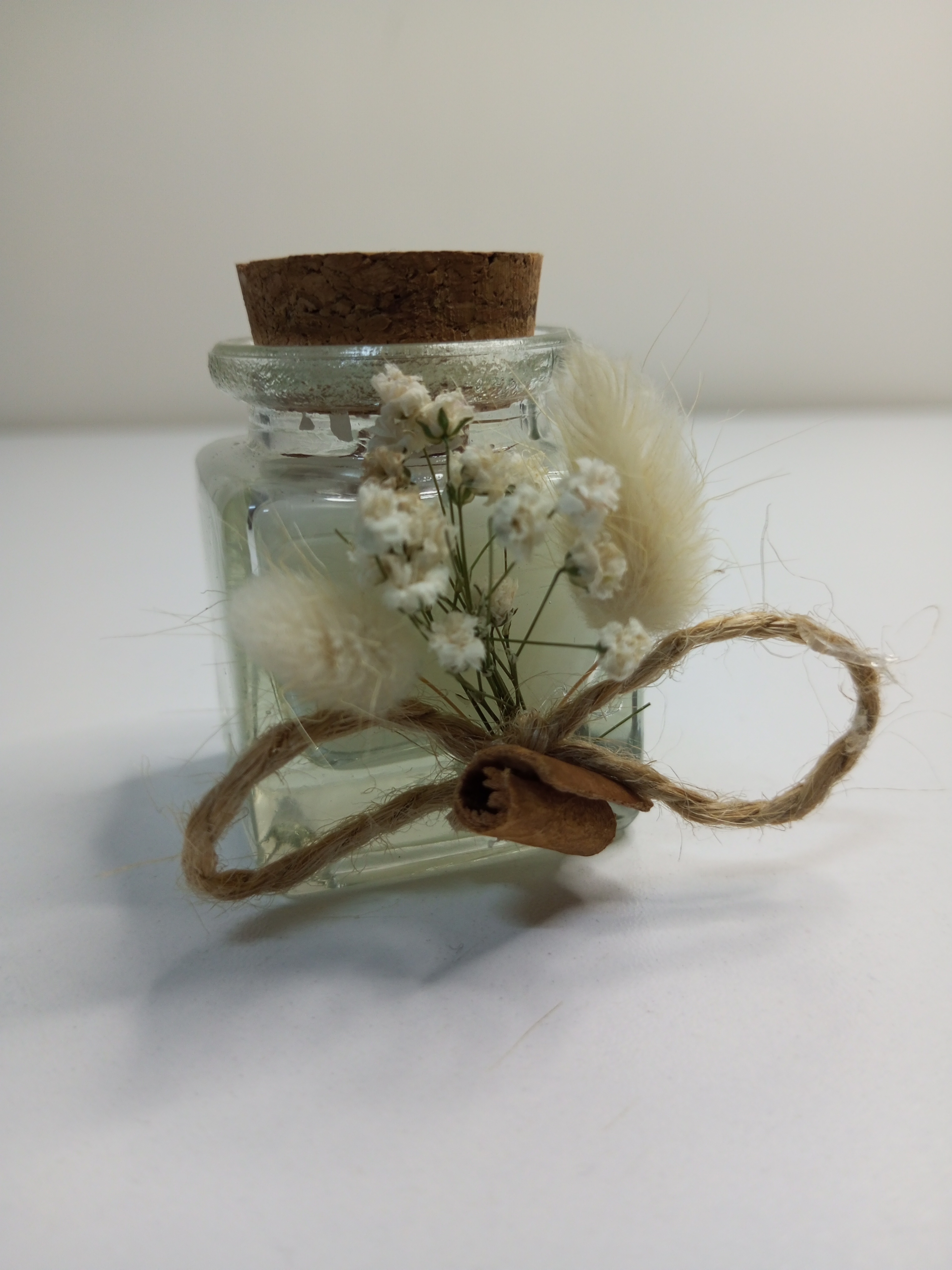 Cam Kavanozlu Tarçınlı jüt İp Süslemeli Mum Düğün Nikah Nişan Kına Sünnet Bride to be Hediyelik