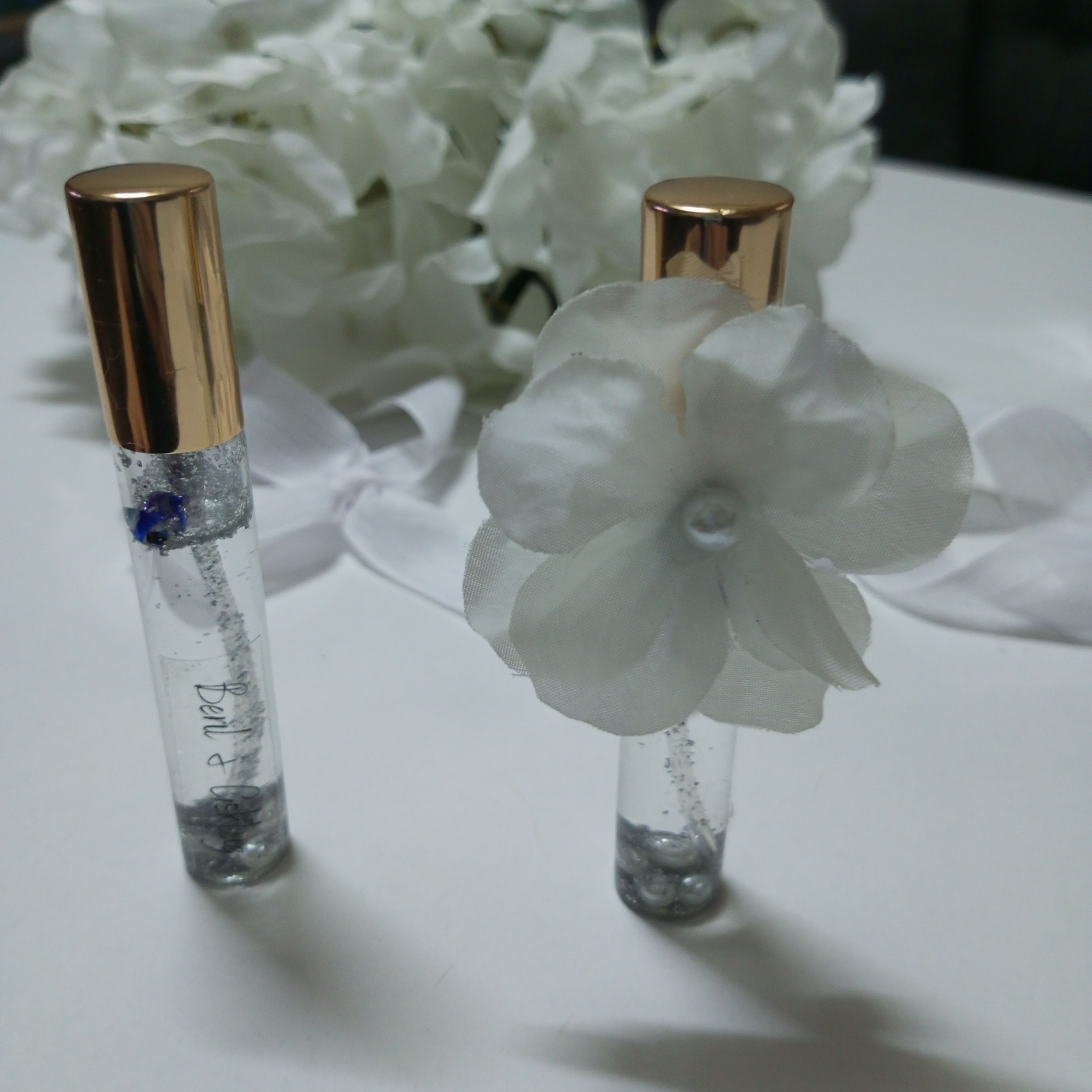 Gümüş Simli İncili Cep Kolonya Hediyelik